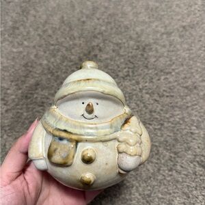 Kirkland's Potter's Garden Snowmen Figure Holiday Collectible